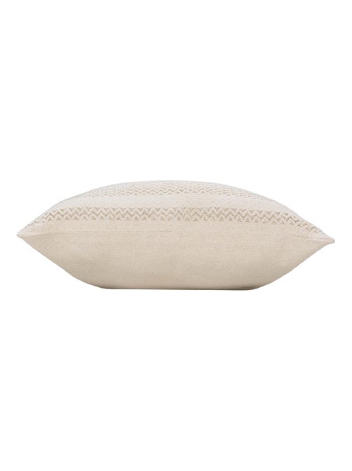 Coussin bohème doré déhoussable - Kiabi