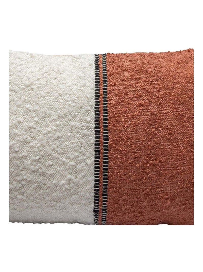 Coussin BOOKLE 30x50 Terracotta - Kiabi