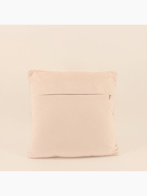 Coussin bouclette marron 40x40cm - Kiabi