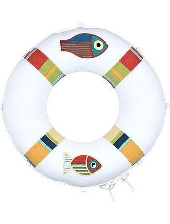 Coussin bouée polycoton