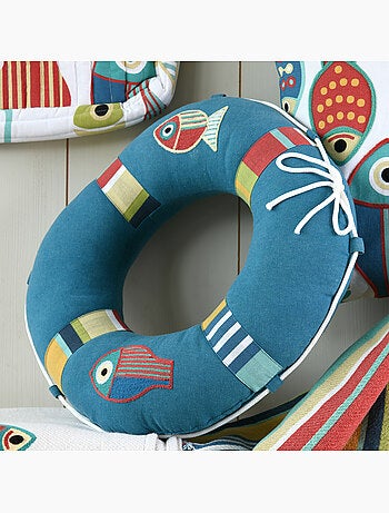 Coussin bouée polycoton