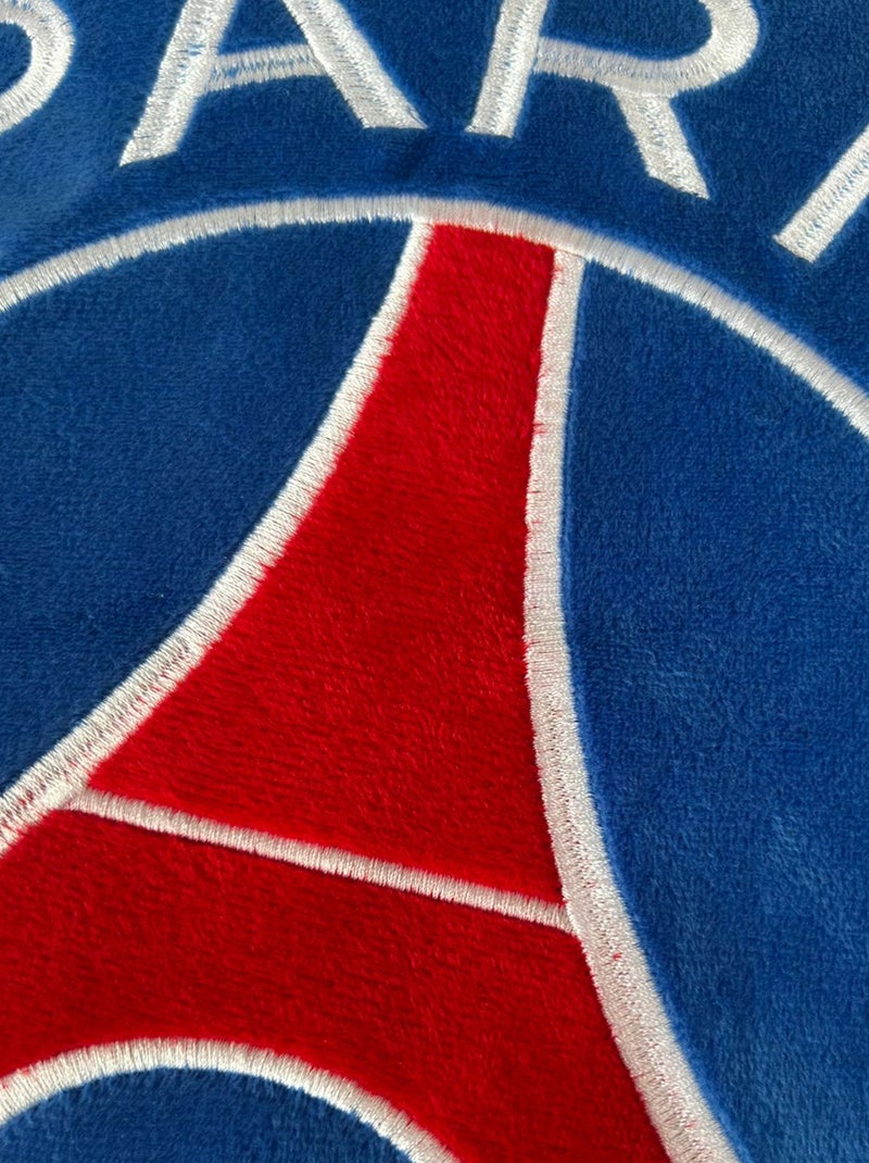 Coussin brodé 100% polyester, PSG LOGO Bleu - Kiabi