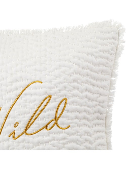 Coussin brodé WILD - Kiabi Coussin brodé WILD - Kiabi