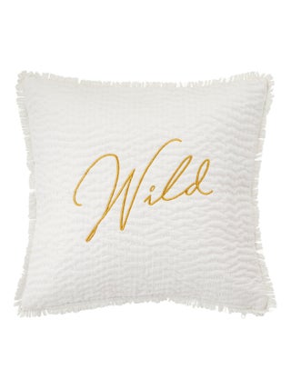 Coussin brodé Wild Romance