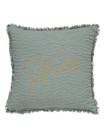 Coussin brodé Wild Romance