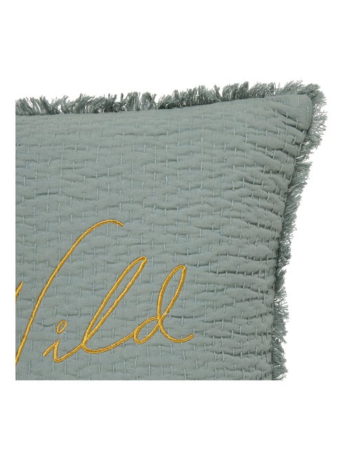 Coussin brodé Wild Romance - Kiabi