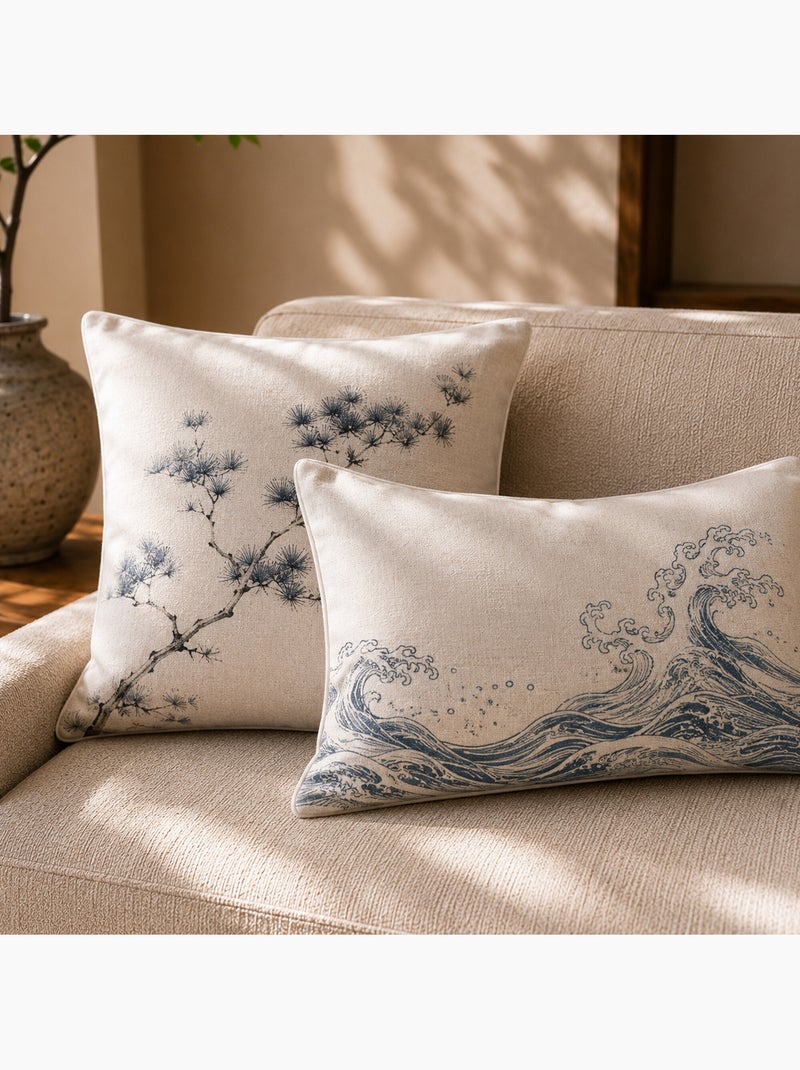 Coussin C Malin à recouvrir Fibres polyester Carré Blanc - Kiabi