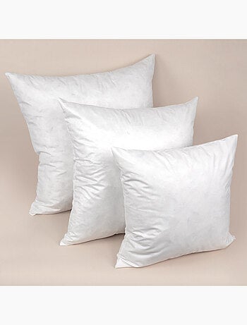 Coussin C Plumes à recouvrir Plumettes de canards Carré