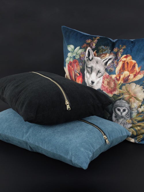 Coussin C Plumes à recouvrir Plumettes de canards Carré - Kiabi