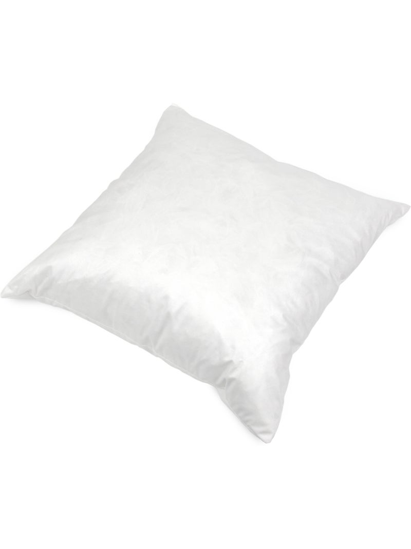 Coussin C Plumes à recouvrir Plumettes de canards Carré Blanc - Kiabi