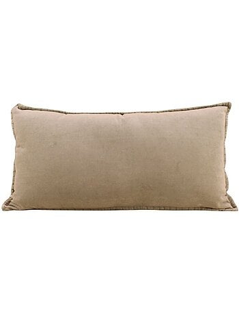 Coussin cale rein en velours de coton 35x70cm