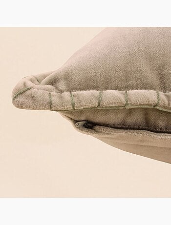 Coussin cale rein en velours de coton 35x70cm