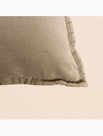 Coussin cale rein en velours de coton 35x70cm