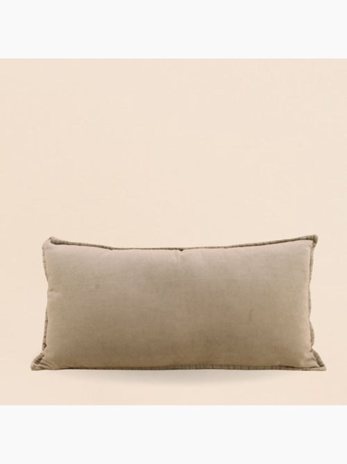 Coussin cale rein en velours de coton 35x70cm - Kiabi