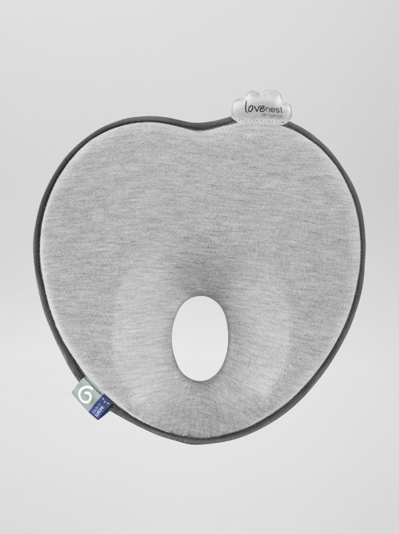 Coussin cale tête 'Badabulle' Gris - Kiabi