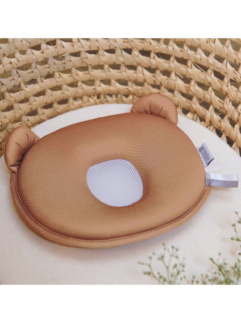 Coussin cale tête bébé P'tit Panda Air+ cassonade Orange - Kiabi