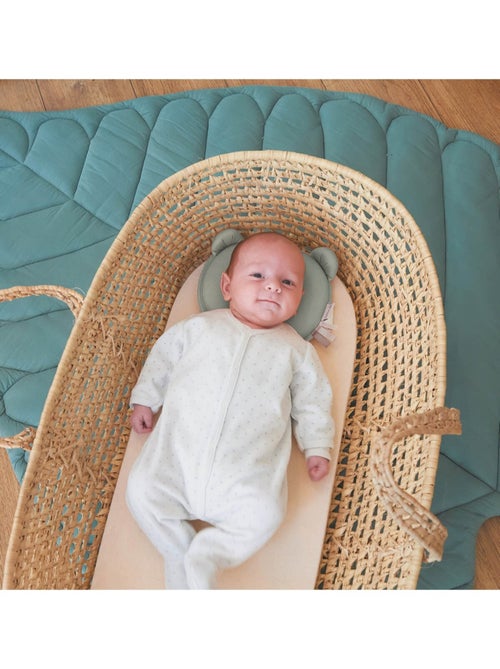 Coussin cale tête bébé P'tit Panda Air+ Kaki - Kiabi