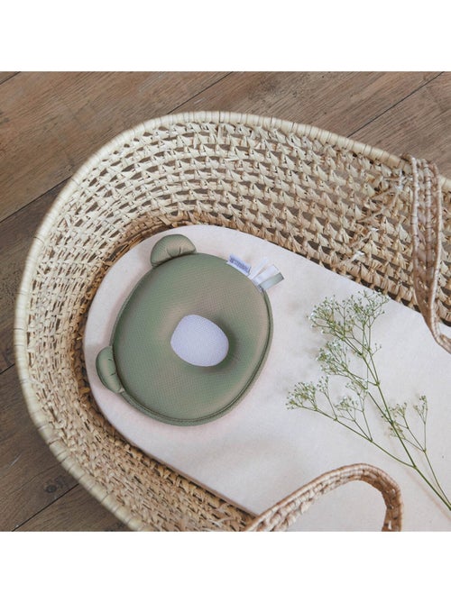 Coussin cale tête bébé P'tit Panda Air+ Kaki - Kiabi