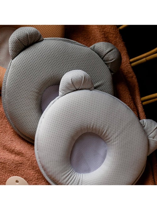 Coussin cale tête bébé P'tit Panda Air+ Kaki - Kiabi