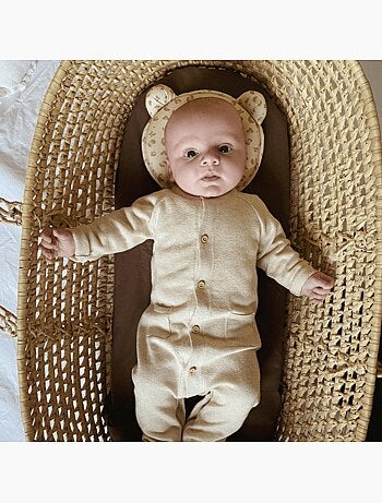 Coussin cale tête bébé P'tit Panda Léopard