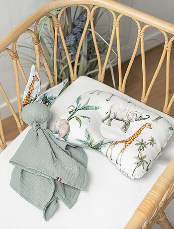 Coussin cale-tête ergonomique en coton, Safari SEVIRA KIDS