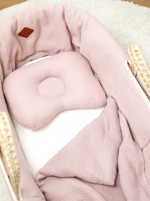 Coussin cale-tête ergonomique en gaze de coton, Jeanne SEVIRA KIDS - Kiabi