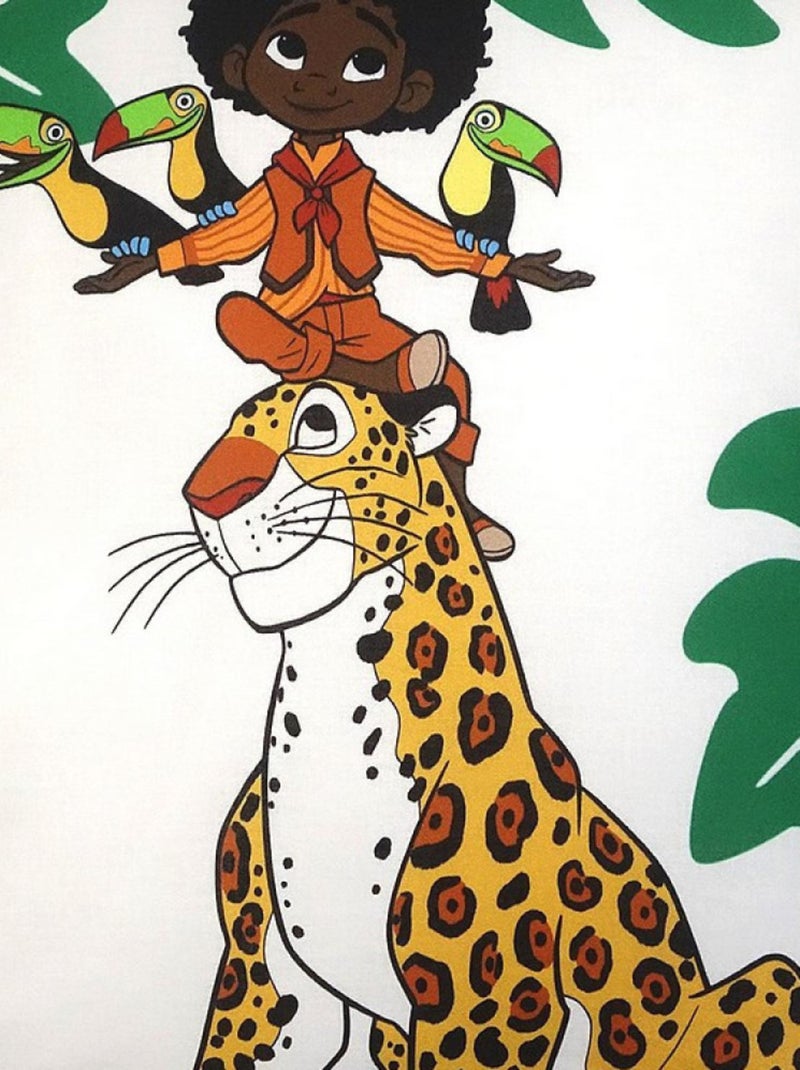 Coussin carré - Disney Encanto - Antonio et ses animaux - recto verso - 45x45 cm Multicolore - Kiabi