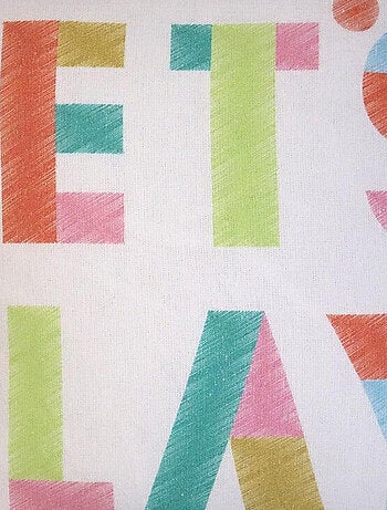 Coussin carré - Disney Mickey Let's Play - 45x45 cm