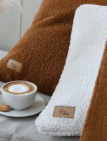 Coussin carré - Effet bouclette