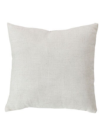 Coussin carré - Effet lin