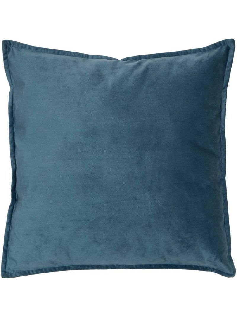 Coussin carré 55x55 cm LILOU Bleu foncé - Kiabi