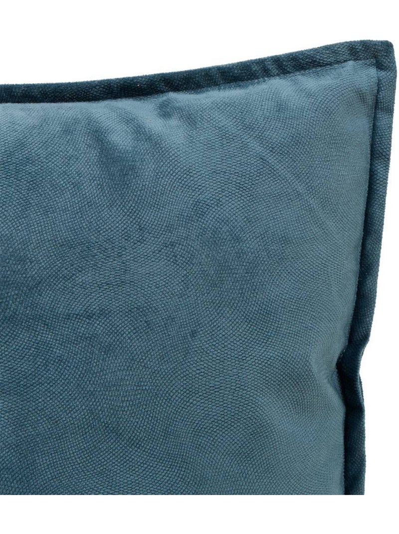 Coussin carré 55x55 cm LILOU Bleu foncé - Kiabi