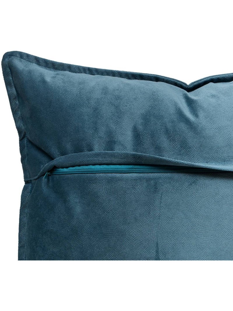 Coussin carré 55x55 cm LILOU Bleu foncé - Kiabi