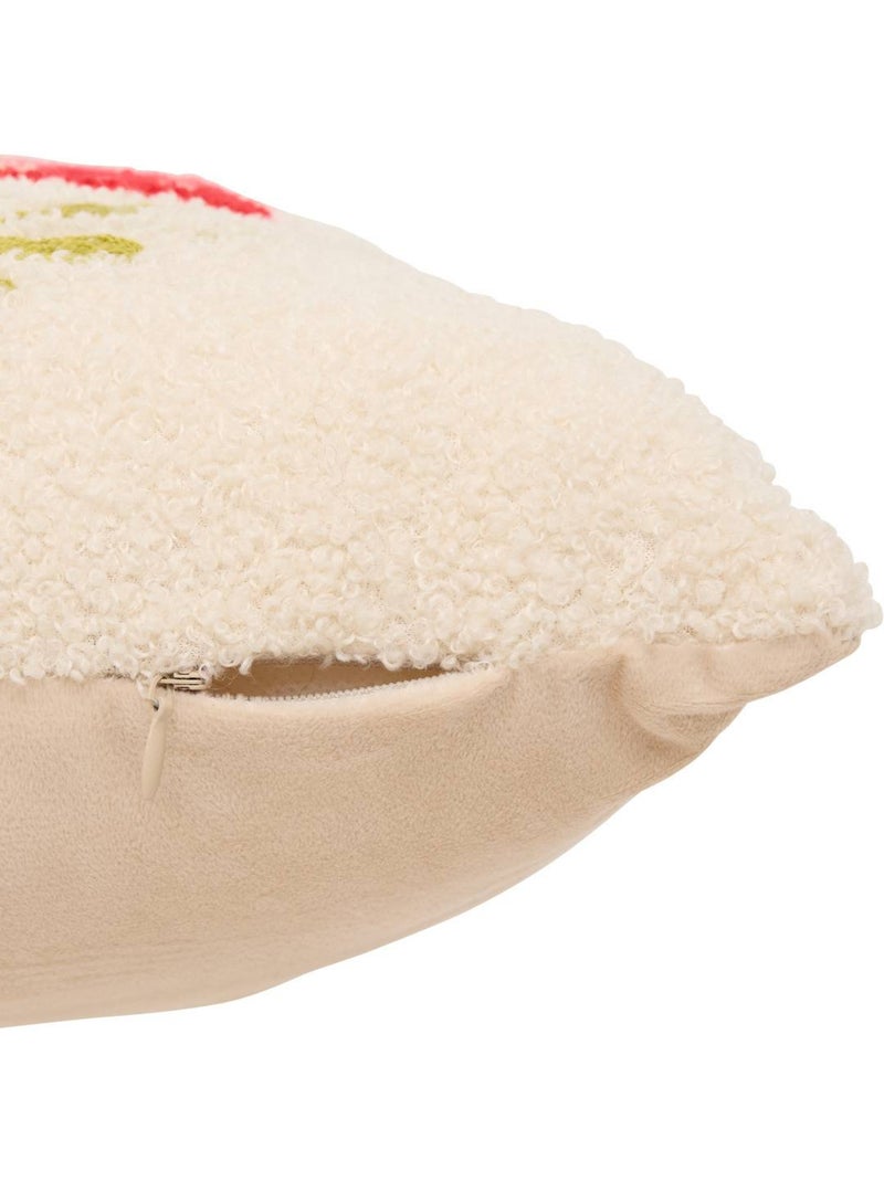 Coussin carré automne Blanc - Kiabi