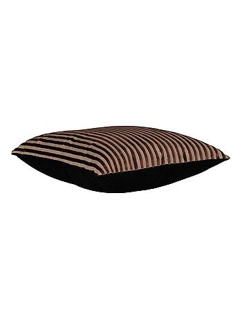 Coussin carré beige et marron 45 x 45 cm - House Nordic