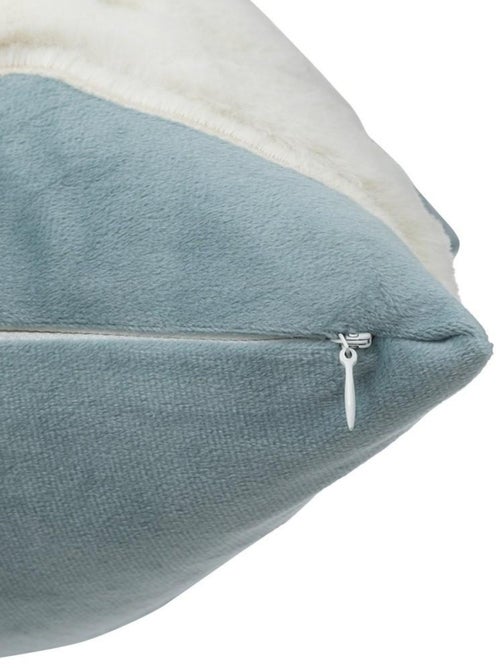 Coussin carré Dalmatien bleu - Kiabi