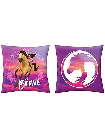 Coussin carré décoratif 40 x 40 cm imprimé Spirit Be Brave