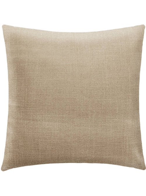 Coussin carré déhoussable texturé clem - Kiabi