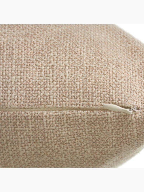 Coussin carré déhoussable texturé clem - Kiabi
