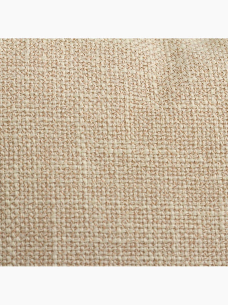 Coussin carré déhoussable texturé clem Lin - Kiabi