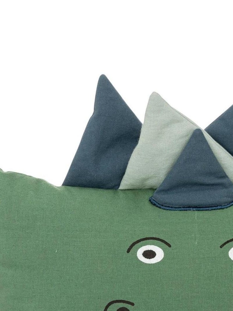 Coussin carré dino Vert - Kiabi
