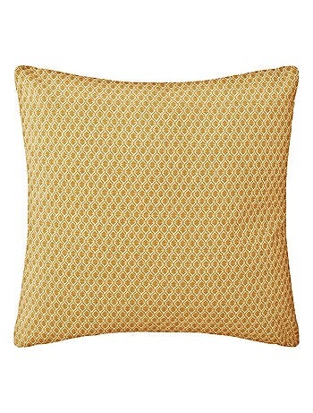 Coussin carré en coton à motifs OTTO