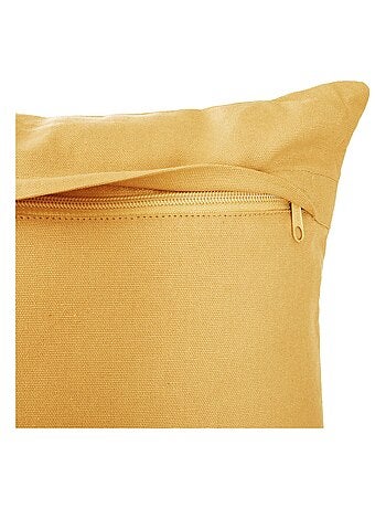 Coussin carré en coton à motifs OTTO