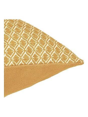 Coussin carré en coton à motifs OTTO