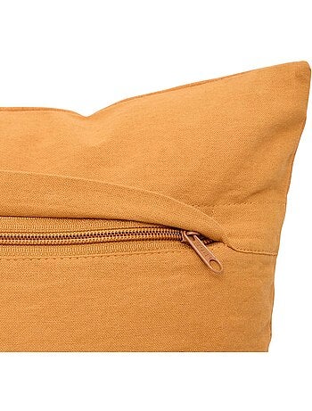 Coussin carré en coton bichette