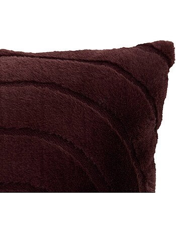 Coussin carré en fausse fourrure ARKA