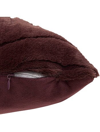 Coussin carré en fausse fourrure ARKA