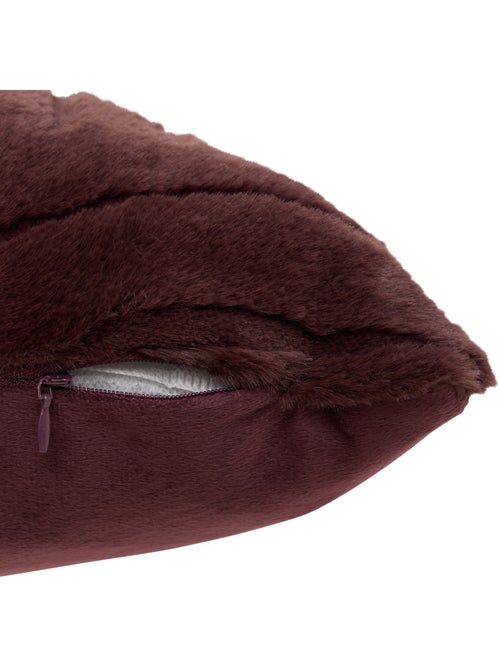 Coussin carré en fausse fourrure ARKA - Kiabi
