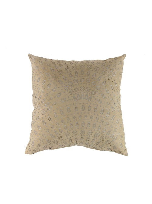 Coussin carré en suédine effet ajouré HOME - Kiabi