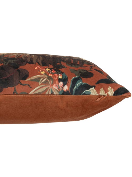 Coussin carré en velours imprimé jungle - AFIBEL - Kiabi